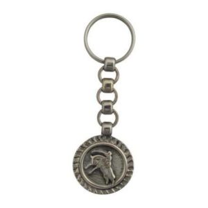 Llavero De Alpaca Con Dije Estampado