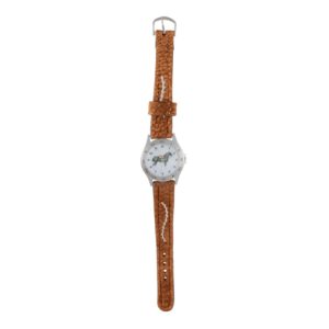 Reloj Malla Entera de Carpincho para hombre